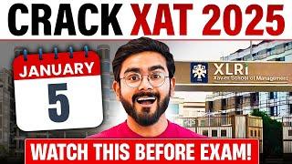 Crack XAT in 10 days | XAT exam Preparation strategy