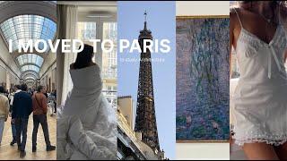 I moved to Paris to study abroad!! | Museums, Food, Apartment tour, Eiffel Tower, Mona Lisa & more