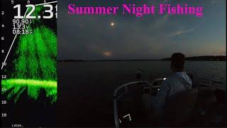 Summer Night Fishing For Crappie!!  Full-Screen LiveScope Footage!!!  Trip #21