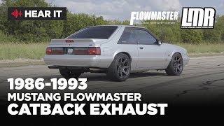 Fox Body Mustang Exhaust | Flowmaster American Thunder Catback 1986-1993