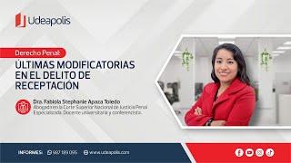 Últimas Modificatorias en el Delito de Receptación | Fabiola Stephanie Apaza Toledo.