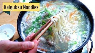 How to make Korean Kalguksu Noodles (ft. fresh clams)