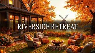 Riverside Retreat: Enjoy Smooth Jazz Piano at a Relaxing Coffee Shop