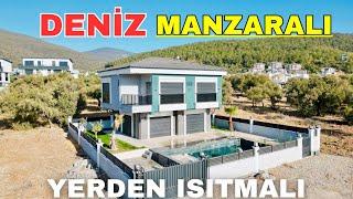 Didim Akbükte Zeminden Deniz Manzaralı Muhteşem Villa Merkezi Konum E-885