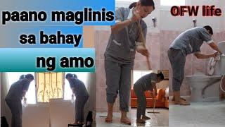 PAANO MAGLINIS sa bahay ng amo | buhay abroad sa saudi arabia | OFW | pinayOFW MP