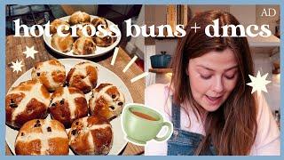 hot cross bun baking and a deep meaningful chat q&a