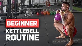 15-Minute Beginner Kettlebell Workout - (FOLLOW ALONG)