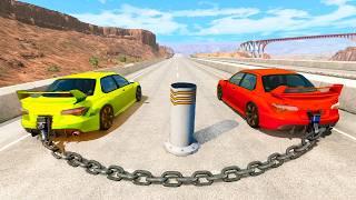 Satisfying Car Crash Game HIGH SPEED JUMPS #14 BeamNG Drive