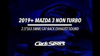 2019+ Mazda 3 Non-Turbo Cat Back - Audio