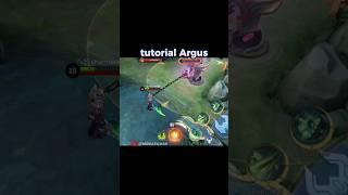 tutorial argus mobile legends | #mlbb