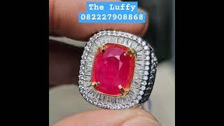 Natural Red Ruby Burma Myanmar Heated-a 6.04 carats Certificate AGL #ruby #gemstone #permata