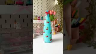 Painting on Glass Bottle #diy #shortviral #artshorts #painting #diy
