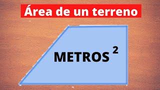 Como medir el área de un terreno irregular.