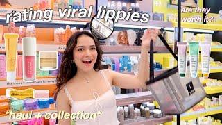 I BOUGHT EVERY VIRAL LIP PRODUCT  HUGE haul + ranking