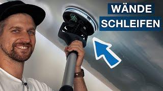 Wände schleifen mit Festool Planex LHS 2 mit LED Licht | Der Wandprofi 2020