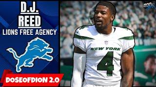 Lions SIGN CB D.J. Reed - The PERFECT Fit? Lions Latest