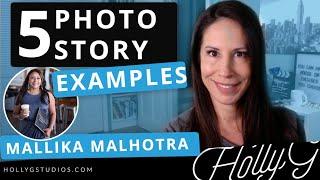 5 Photo Story Examples with Mallika Malhotra