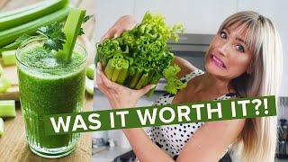 Here's My CELERY JUICE Review | I Tried Drinking Celery Juice for 10 Days and This Happened...