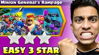 Easiest way to 3 star Minion Gereral's Rampage Challenge in Clash of Clans