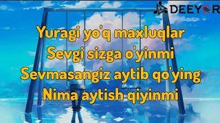 Yagzon Behruz - Maxluqlar | #premyera #karaoke #text #lyrics @Yagzon_guruhi