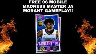 FREE 96 MOBILE MADNESS Master Ja Morant Gameplay!!! NBA Live Mobile Season 6