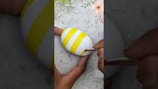 Cutest Painting On Stone|| Easy Stone Art Ideas #shorts #painting #acrylic #stone #art #diy