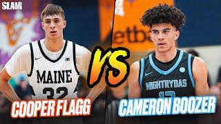 COOPER FLAGG VS CAMERON BOOZER  | NBA Scouts Watch The Top 2 Players at Nike EYBL's Peach Jam 