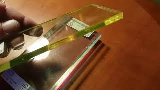 Exotic edge acrylic plexi glass...