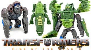 Transformers RISE OF THE BEASTS Optimus Primal & Skullcruncher BEAST COMBINER 2-Pack Review