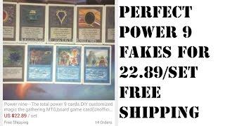 $1.00 Perfect Magic the Gathering Counterfeits?