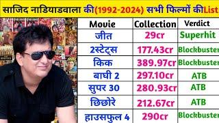 Sajid Nadiadwala All Movie List || Producer Sajid Nadiadwala All Hit And Flop Movies List