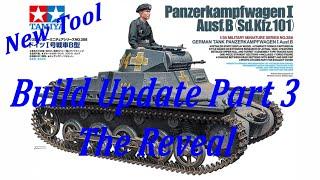 New Tool - Tamiya 1:35th Scale Panzer 1 Ausf. B - Build Update Part 3 The Reveal #tamiya