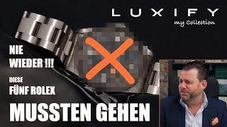 Ich verkaufe meine Rolex! Fünf Rolex Uhren, die ich weggegeben habe. Mein Fehler, nie wieder!!!