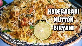 Hyderabadi Mutton Biryani - Best Mutton Dum Biryani | Pakki Akhni ki Dum Biryani - Cook With Fem