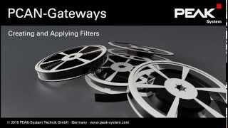 PCAN-Gateways: Creating and Applying Filters