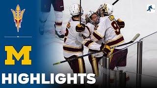 Arizona State vs Michigan | NCAA College Hockey | Highlights - October 12, 2024