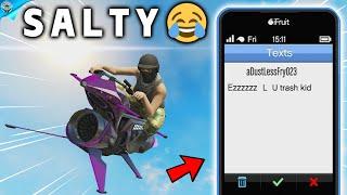 Giving a SALTY griefer the biggest L he's ever had on GTA Online!