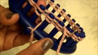 HOW TO LOOM KNIT Step by Step Loom Knitting for Beginners ( Loomahat )