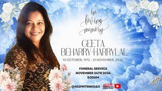 Funeral Service of Geeta Beharry-Harrylal