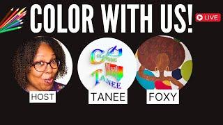 Color & Chat with Guests | LIVE Coloring Talk with Evelyn