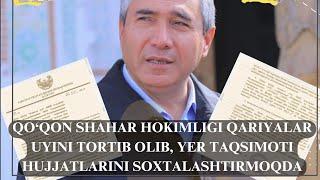 Qo‘qon hokimligi yer taqsimoti hujjatlarini soxtalashtirmoqda