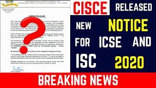 CISCE release new notice for ICSE &ISC 2020 Students | Change of Examination center | Details Inside