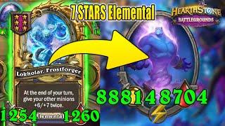 Biggest 7 Stars Elemental Ever With Triple End Turn Effects | Christian Hearthstone Battlegrounds