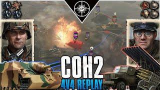 Jagdpanzers DON'T Miss Their Mark | 4v4 Hill 400 | CoH2 Cast #177