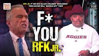 F*^k you RFK Jr.! Roland DESTROYS him for telling Black folks what we need to do to be 'resilient'