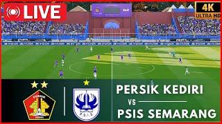  LIVE : Persik Kediri vs PSIS Semarang | BRI Liga 1 Indonesia | Football Live Match Game Simulation