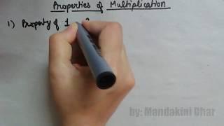 Properties of multiplication of Rational Numbers