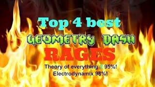 Top 4 Geometry Dash RAGES!!!