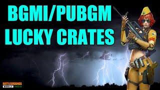 BGMI/PUBGM lucky crates Battlegrounds Mobile India @Priyank1798GC