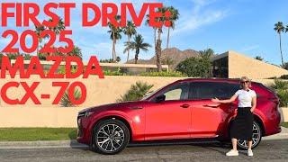 Inside Look: 2025 Mazda CX-70 Test Drive